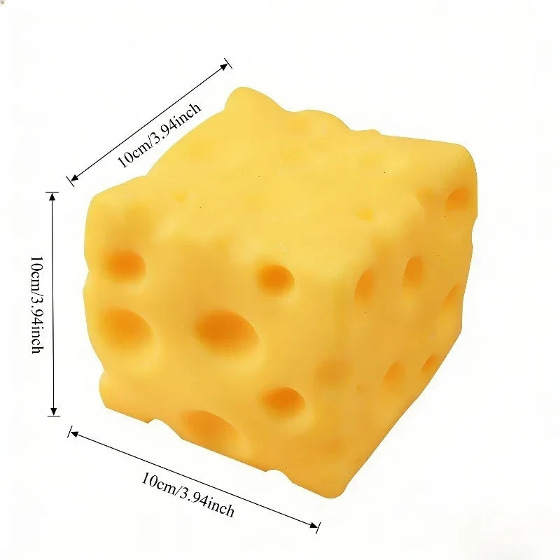 Giant Cheese Fidget Squeeze Toy