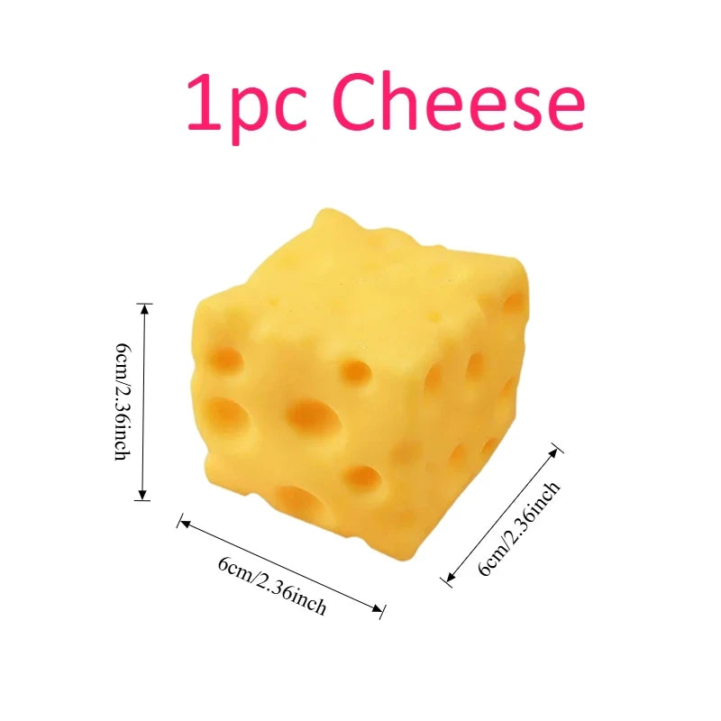 Giant Cheese Fidget Squeeze Toy