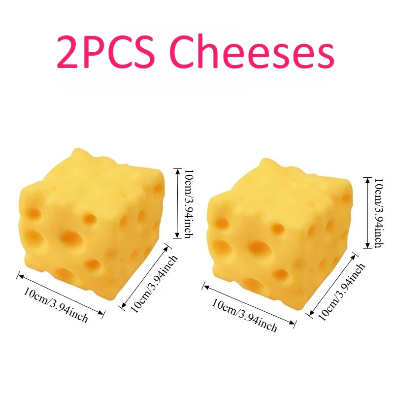 Giant Cheese Fidget Squeeze Toy